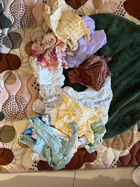 Baby NB/ 0-3 m  Assorted Colorful Rompers and Onesies - Mixed Pack